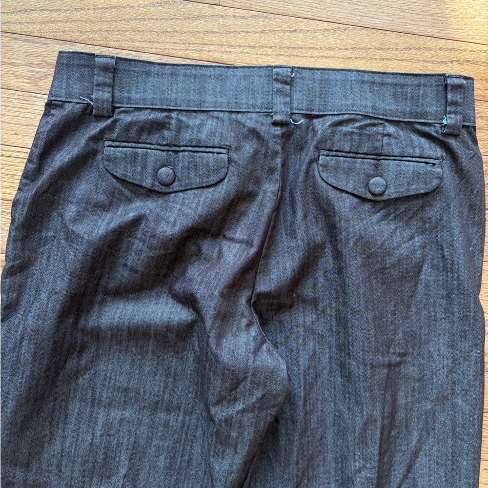 🍒4/$15 Lee Women’s Brown Wide Leg Trousers - Picture 7 of 11